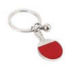 Unique Bargains Silver Tone Ping-Pong Design Keyring Pendant Decoration 1 Pc - 3 of 4