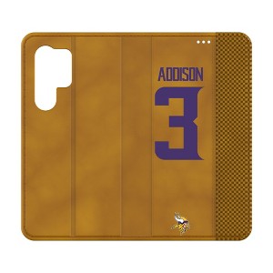 NFL Minnesota Vikings Players Game Tactic Folio Cell Phone Case for Samsung Galaxy - 1 of 4