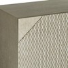 55 Downing Street Marian 39 1/2" Wide Gold Stainless Steel Asymmetrical 2-Door Cabinet - 3 of 4