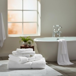 GOS Collection Premium Ring Spun Cotton Towels with Piano Key Pattern By Rifz Textiles - 1 of 4