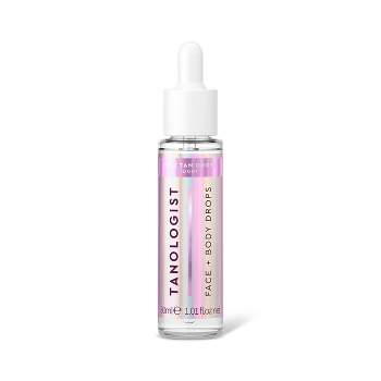 Tanologist Sunless Self Tanning Drops for Face and Body - Light - 1.01 fl oz