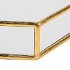 Kate and Laurel Felicia 11 in. x 2 in. x 14 in. Gold Decorative Wall Shelf