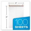 Ampad Gold Fibre Steno Pads Gregg Rule Green/Gold Cover 6" x 9" 100 Sheets - 2 of 4