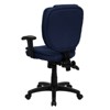 Emma and Oliver Mid-Back Multifunction Pillow Top Swivel Ergonomic Task Office Chair with Arms - 2 of 4