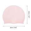 Unique Bargains Silicone Waterproof Solid Swim Cap 1 Pc - 4 of 4