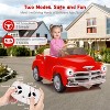 12V Kids Ride On Car, Battery Powered Electric Vehicle with Remote Control, Spring Suspension, Led Light for Toddler Boys Girls 3-8 - 4 of 4
