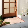 30"x50" Gingham Check Indoor/Outdoor Handmade Accent Rug - Hearth & Hand™ with Magnolia - 2 of 4