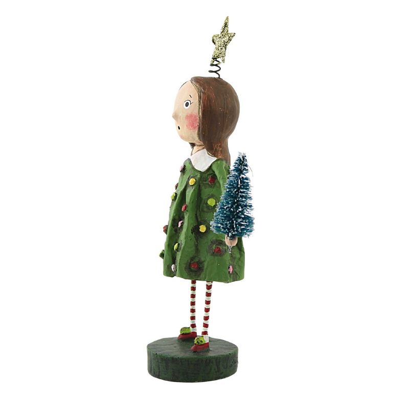 Lori Mitchell 7.0 Inch Chrissy Christmas Christ Star Tree Girl Figurines, 2 of 4