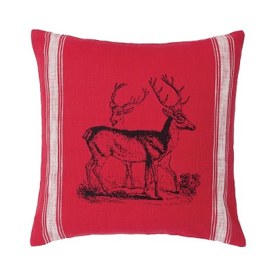 C&F Home 20" x 20" Stag Feed Sack Feed Sack Pillow