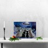 Northlight LED Lighted Fiber Optic Dogs and Santa's Sleigh Christmas Wall Art 12" x 15.75" - 2 of 4