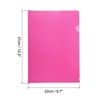 Unique Bargains L-Type A4 Clear Plastic File Folder 24 Pcs - 2 of 4