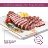 Plastic Cutting Boards for Kitchen - Large 18 x 12 Inch Rubber Cutting Board with Juice Grooves, Non-Slip, Dishwasher Safe Cutting Boards - 2 of 4