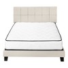PAGED Storage Bed Queen Size Upholstered Platform Bed with 2-Drawers, Tufted Headboard, Easy Assembly, Noise Free - 2 of 4