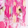 PartyWoo Crepe Paper Streamers Deep Pink 4 Rolls 328 ft 1.8 Inch x 82 Ft Roll - 4 of 4