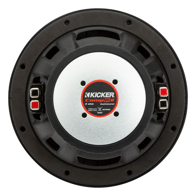 Kicker 48CWR84 CompR 8" 4-Ohm DVC Subwoofer, 4 of 12