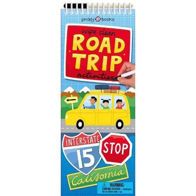 Road Trip Activities -  (Wipe Clean Activity Books) by Roger Priddy (Paperback)