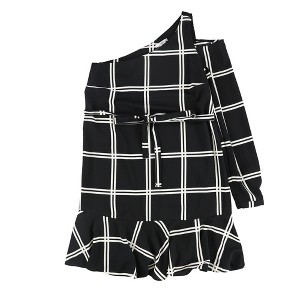 bar III Womens One Shoulder A-line Dress - 1 of 2