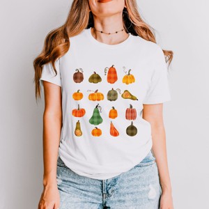 Simply Sage Market Plaid Pumpkins Chart Short Sleeve Tee - 1 of 4
