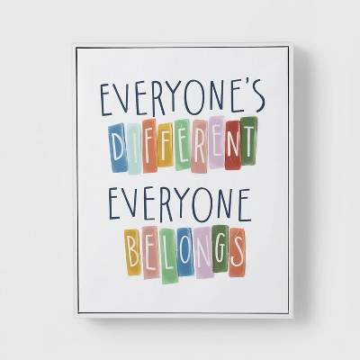 Everyone Belongs Wall Art - Pillowfort™