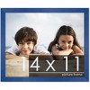 PosterPalooza | Photo Size Classic Modern Blue Frame - UV Acrylic, Foam Board Backing, Hanging Hardware - 2 of 4
