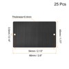 Unique Bargains Stainless Steel DIY Laser Printing Office Engraving Blank Card 25 Pcs - 2 of 4