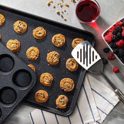 Granite Stone Black 5-Piece Nonstick Aluminum Bakeware Set