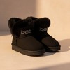 Bebe Girls' Winter Boots - Kids Snow Boots with Faux Fur Trim, Rhinestone Bow, and Cozy Shoes for Little Kid/Big Kid - 3 of 4