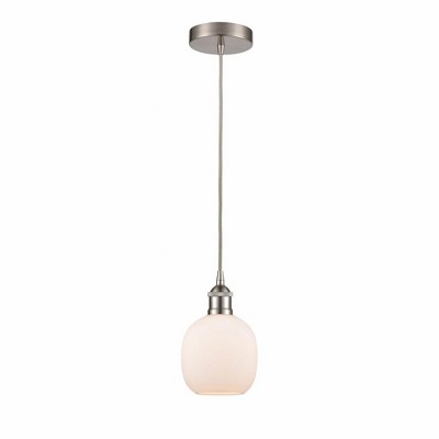 Belfast - 1 Light Cord Hung Mini Pendant In Industrial Style-9.75 Inches Tall and 6 Inches Wide