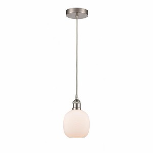 Belfast - 1 Light Cord Hung Mini Pendant In Industrial Style-9.75 Inches Tall and 6 Inches Wide - 1 of 1
