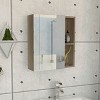 GlasFlength Decorative Wall Mirrors Bathroom Decor Cabinet Accent Mirror Vanity Medicine Cabinet Mirrors for Bathroom Wall, Gray, 17.7"*5.4"*19.5" - 2 of 4