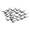 Metal Bird Flying Flock Of Wall Decor Gold - Olivia & May: Iron Sculpture, Coastal Style, Indoor Display - 4 of 4