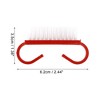 Unique Bargains Durable Solid Horn Nail Brush 2.44"x1.38" 1 Pc - 4 of 4