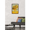 Trends International Sunflowers by Vincent van Gogh Framed Wall Poster Prints - 2 of 4