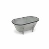 HomeRoots Jumbo Light Gray Bathtub Decorative Sculpture - 3 of 4