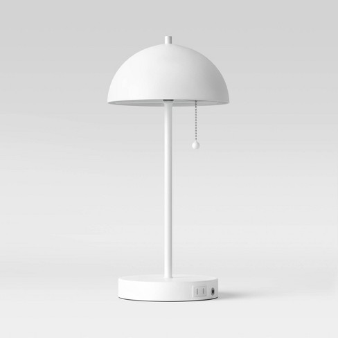 Metal Dome Table Lamp Includes Led Light Bulb White Project 62 Target