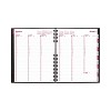 CoilPro Weekly Appointment Book in Columnar Format, 11 x 8.5, Black Lizard-Look Cover, 12-Month (Jan to Dec): 2026 - 4 of 4
