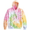 Collections Etc Tie Dye Pastel Rainbow Hoodie - 4 of 4