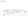 Runesay Modern 70.9'' TV Console with 2 Drawers, Cabinets & Open Shelves, for TVs up to 80", Metal Legs - 4 of 4