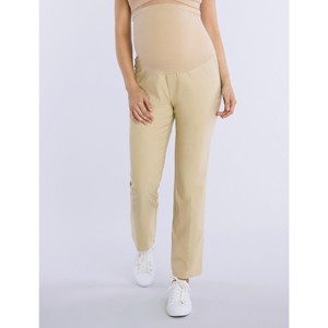 Women's Mia Secret Fit Over the Belly Slim Straight Leg Pant | Motherhood Maternity - 1 of 4