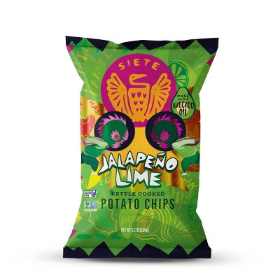 Siete Jalapeño Lime Potato Chips - 5.5oz