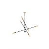 Elegant Lighting Axel 6 Lights Black Pendant - 3 of 4