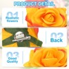 Unique Bargains Fabric Rose Boho Hair Clips Fabric Flower Brooch Pins for Wedding Party Dance 1 Pc - 3 of 4