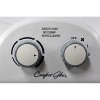 Comfort Glow® EFH1518 1,500-Watt-Max Portable Electric Fan Heater with Thermostat, White - 2 of 4