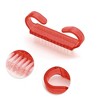 Unique Bargains Durable Translucent Horn Nail Brush 2.44"x1.38" 1 Pc - 3 of 4