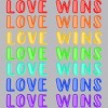 Adult Design By Humans Humans Love Wins Pride Repeat By CNTT668 Tank Top - 2 of 2