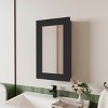 GlasFlength Decorative Wall Mirrors Bathroom Decor Cabinet Accent Mirror Vanity Medicine Cabinet Mirrors for Bathroom Wall, Black, 15.3"*5"*25.7" - 2 of 4