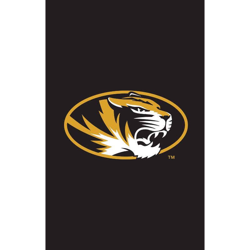 Evergreen NCAA University of Missouri Applique House Flag 28 x 44 Inches Outdoor Decor for Homes and Gardens, 1 of 8