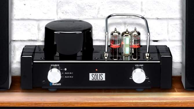 SOLIS SO-8000 Stereo Bluetooth Vacuum Tube Audio System, 2 of 9, play video