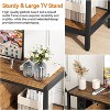 TV Stand for Television up to 75 Inches, TV Stand with Storage, Entertainment Center with Adjustable Legs, Rustic TV Stand with Open Shelves - 2 of 4