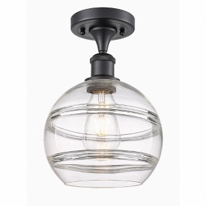 Rochester - 1 Light Semi-Flush Mount In Industrial Style-11.13 Inches Tall and 8 Inches Wide - 1 of 1